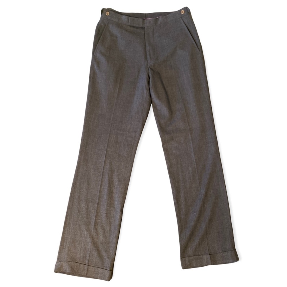 Ralph Lauren Purple Label Gray Wool Pant. Size 30.